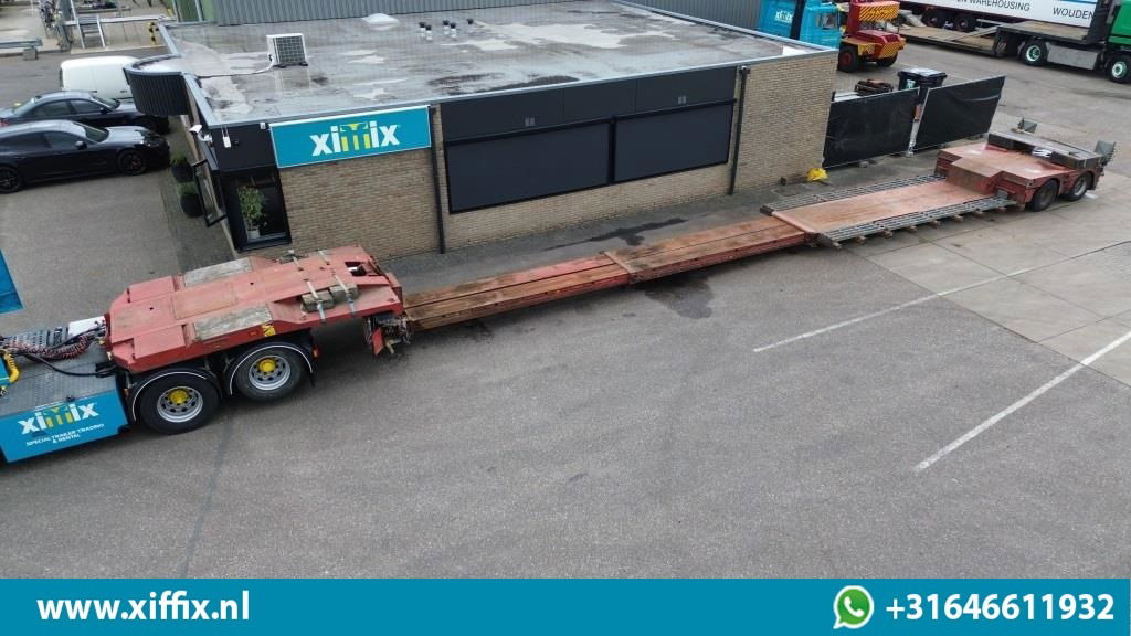 Broshuis 2-ass. Dubbel 2x uitschuifbare dieplader met afneembare nek / 2x gestuu - Low loader semi-trailer: picture 1 Broshuis 2-ass. Dubbel 2x uitschuifbare dieplader met afneembare nek / 2x gestuu - Low loader semi-trailer: picture 1