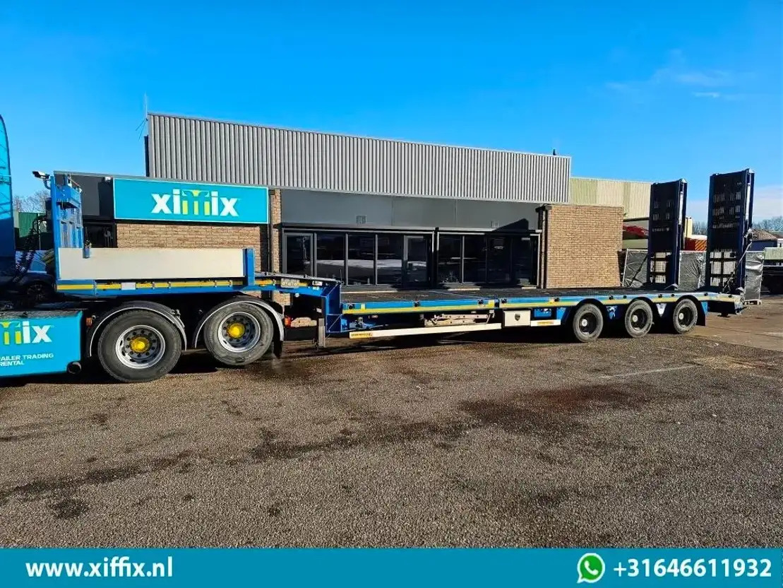 Faymonville 3-ass. Semi dieplader met dubbele hydr. Kleppen en hydr. Verstelbare - Low loader semi-trailer: picture 5 Faymonville 3-ass. Semi dieplader met dubbele hydr. Kleppen en hydr. Verstelbare - Low loader semi-trailer: picture 5