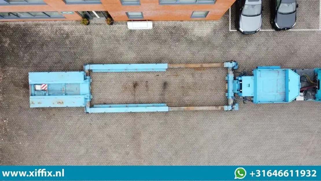Faymonville 3-ass. Uitschuifbare dieplader met afneembare zwanenhals / Hydr. Vre - Low loader semi-trailer: picture 2 Faymonville 3-ass. Uitschuifbare dieplader met afneembare zwanenhals / Hydr. Vre - Low loader semi-trailer: picture 2