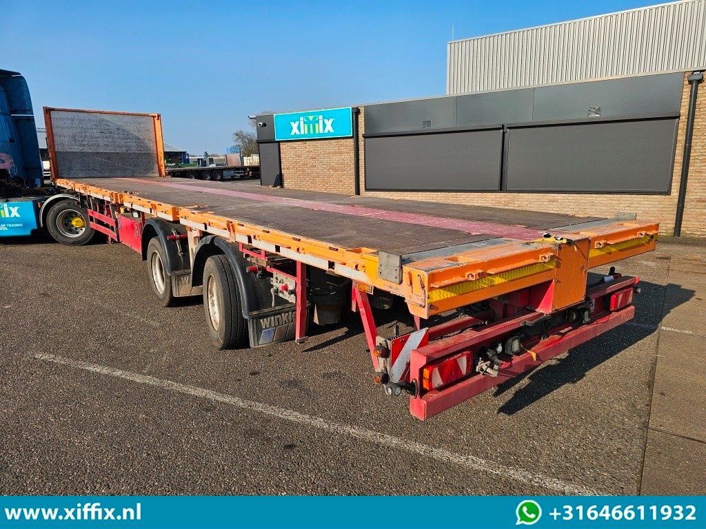 Fellechner 2-ass. Vlakke uitschuifbare Mega oplegger / Naloop gestuurd - Dropside/ Flatbed semi-trailer: picture 4 Fellechner 2-ass. Vlakke uitschuifbare Mega oplegger / Naloop gestuurd - Dropside/ Flatbed semi-trailer: picture 4