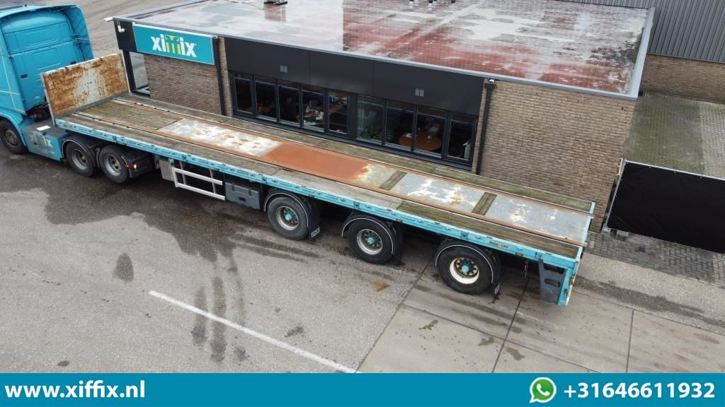 Floor 3-ass. Oplegger met kraanspoor / 2x gestuurd - Dropside/ Flatbed semi-trailer: picture 2 Floor 3-ass. Oplegger met kraanspoor / 2x gestuurd - Dropside/ Flatbed semi-trailer: picture 2