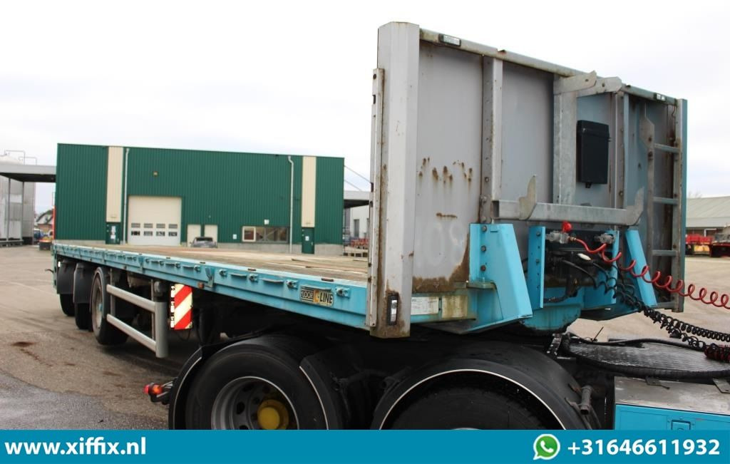 Floor 3-ass. Oplegger met kraanspoor / 2x gestuurd - Dropside/ Flatbed semi-trailer: picture 4 Floor 3-ass. Oplegger met kraanspoor / 2x gestuurd - Dropside/ Flatbed semi-trailer: picture 4