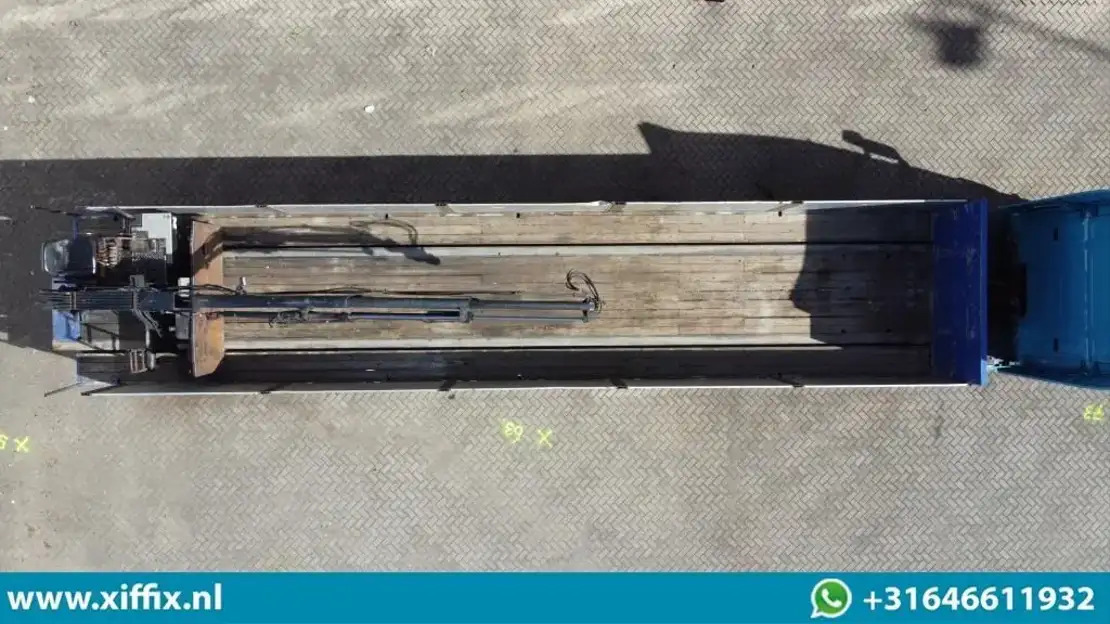 Floor 3-ass. Steenoplegger met Kennis 14 ton/mtr. Kraan / 13425 - Dropside/ Flatbed semi-trailer: picture 2 Floor 3-ass. Steenoplegger met Kennis 14 ton/mtr. Kraan / 13425 - Dropside/ Flatbed semi-trailer: picture 2