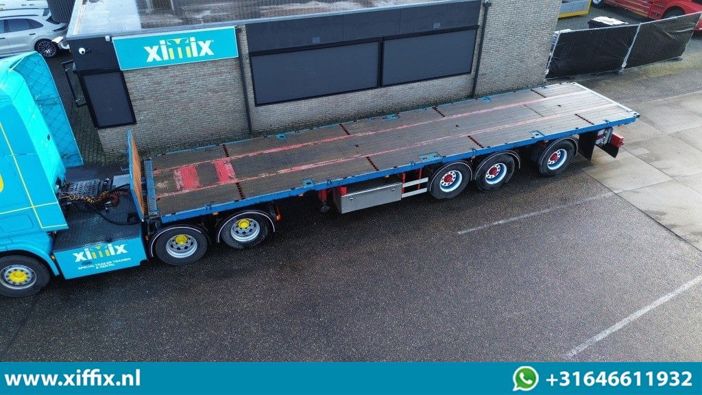 Groenewegen 3-ass. Vlakke oplegger / 1x gestuurd - Dropside/ Flatbed semi-trailer: picture 1 Groenewegen 3-ass. Vlakke oplegger / 1x gestuurd - Dropside/ Flatbed semi-trailer: picture 1