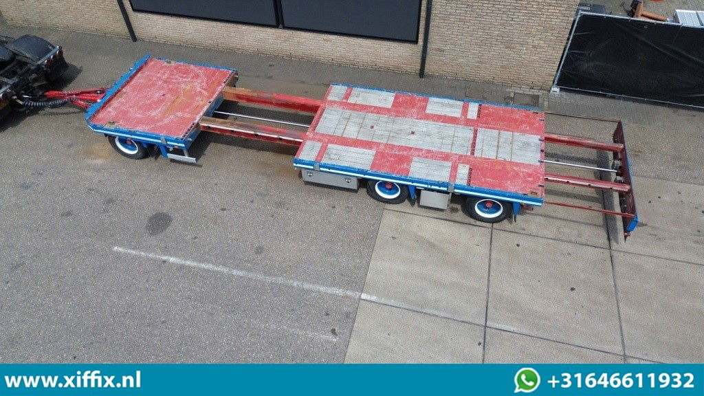 Jumbo 3-ass. Dubbel 2x uitschuifbare aanhangwagen - Dropside/ Flatbed trailer: picture 2 Jumbo 3-ass. Dubbel 2x uitschuifbare aanhangwagen - Dropside/ Flatbed trailer: picture 2