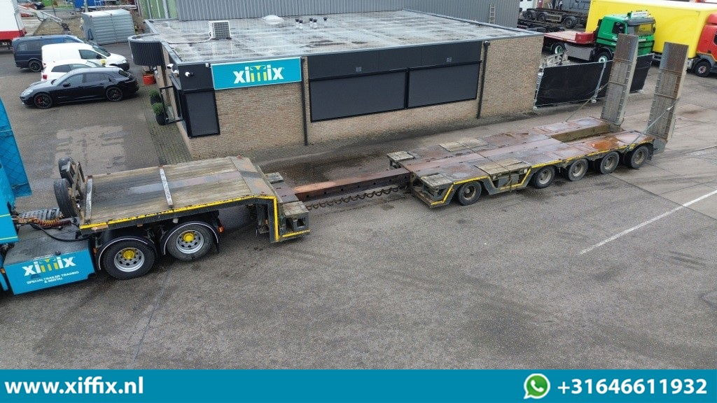 Lintrailers 5-ass. Uitschuifbare semi dieplader met hydr. Kleppen / 275 cm. Bree - Low loader semi-trailer: picture 1 Lintrailers 5-ass. Uitschuifbare semi dieplader met hydr. Kleppen / 275 cm. Bree - Low loader semi-trailer: picture 1