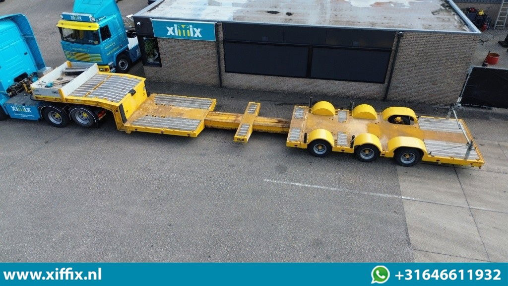 Meusburger 3-ass. Dubbel 2x uitschuifbare dieplader / 275 cm. Breed / Naloop gestuurd - Low loader semi-trailer: picture 2 Meusburger 3-ass. Dubbel 2x uitschuifbare dieplader / 275 cm. Breed / Naloop gestuurd - Low loader semi-trailer: picture 2