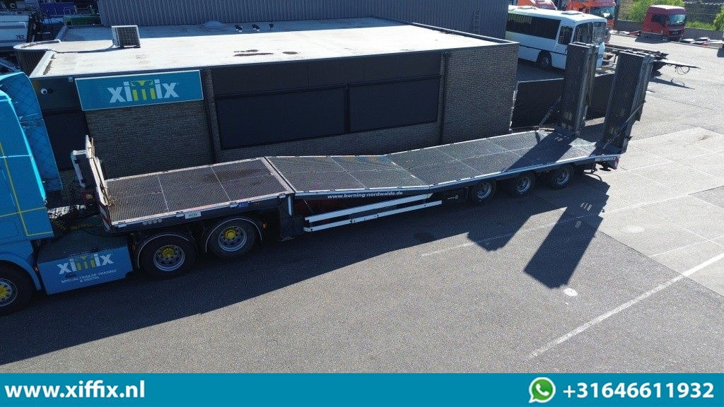 Meusburger 3-ass. Semi dieplader met dubbele hydr. Kleppen en hydr. Verstelbare - Low loader semi-trailer: picture 1 Meusburger 3-ass. Semi dieplader met dubbele hydr. Kleppen en hydr. Verstelbare - Low loader semi-trailer: picture 1