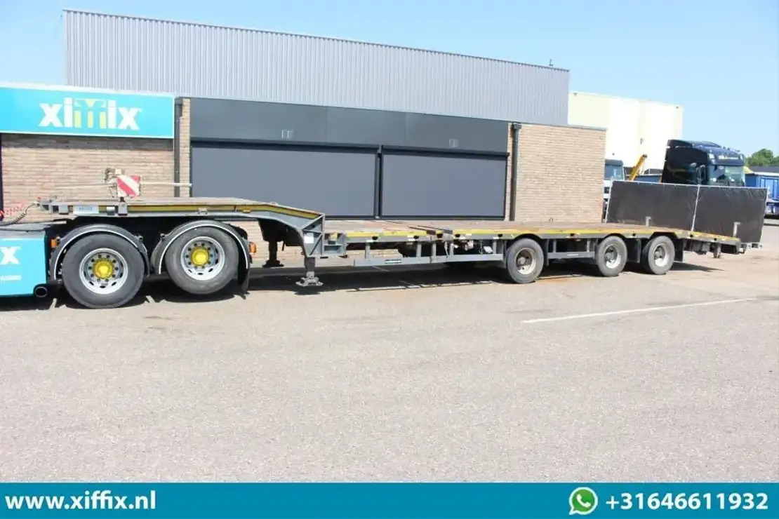 Low loader semi-trailer Meusburger 3-ass. Uitschuifbare semi dieplader / Naloop gestuurd / 13821: picture 8 Low loader semi-trailer Meusburger 3-ass. Uitschuifbare semi dieplader / Naloop gestuurd / 13821: picture 8