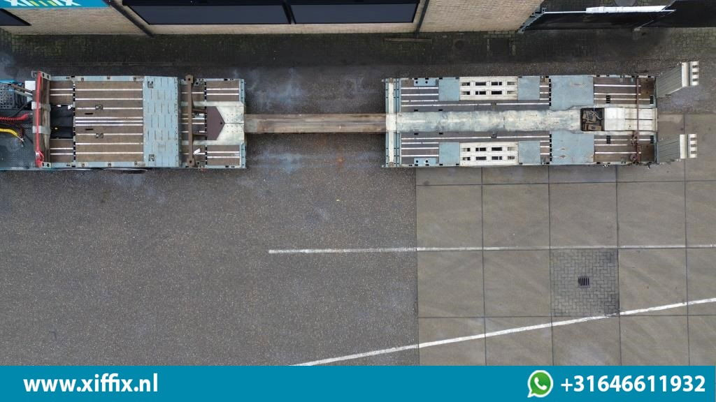 Meusburger 3-ass. Uitschuifbare semi dieplader met aluminium kleppen en wielkuip - Low loader semi-trailer: picture 3 Meusburger 3-ass. Uitschuifbare semi dieplader met aluminium kleppen en wielkuip - Low loader semi-trailer: picture 3
