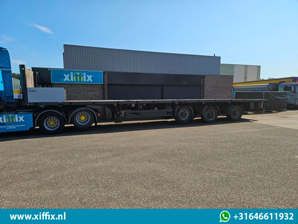 Meusburger 3-ass. Vlakke uitschuifbare oplegger / 2x gestuurd - Dropside/ Flatbed semi-trailer: picture 5 Meusburger 3-ass. Vlakke uitschuifbare oplegger / 2x gestuurd - Dropside/ Flatbed semi-trailer: picture 5