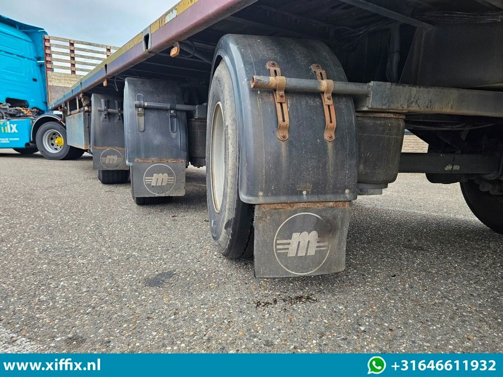 Dropside/ Flatbed semi-trailer Meusburger 3-ass. Vlakke uitschuifbare oplegger / 3x gestuurd: picture 9 Dropside/ Flatbed semi-trailer Meusburger 3-ass. Vlakke uitschuifbare oplegger / 3x gestuurd: picture 9