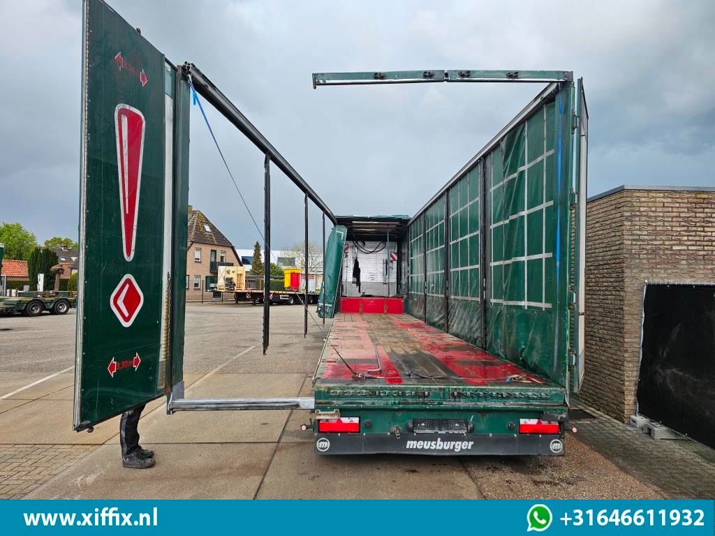 Meusburger 6-ass. Semi dieplader met elektische huifopbouw / 3x naloop gestuurd - Low loader semi-trailer: picture 5 Meusburger 6-ass. Semi dieplader met elektische huifopbouw / 3x naloop gestuurd - Low loader semi-trailer: picture 5