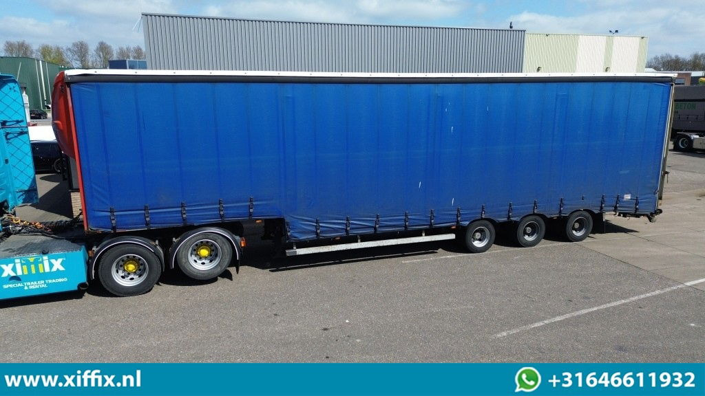 Nooteboom 3-ass. Semi dieplader met huifopbouw / Laadklep - Low loader semi-trailer: picture 1 Nooteboom 3-ass. Semi dieplader met huifopbouw / Laadklep - Low loader semi-trailer: picture 1