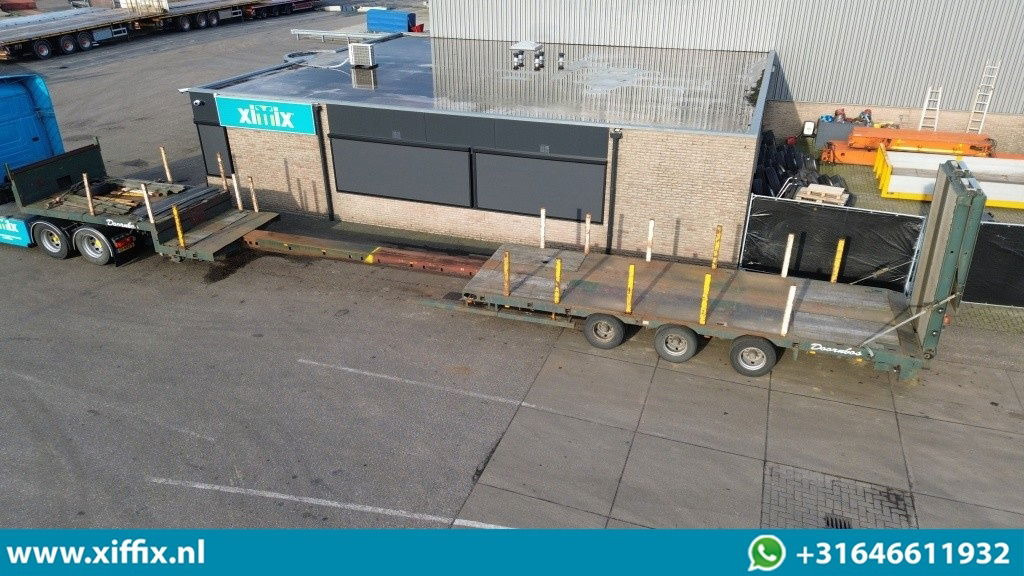 Nooteboom 3-ass. Uitschuifbare semi dieplader met dubbele hydr. kleppen / 3x ges - Low loader semi-trailer: picture 2 Nooteboom 3-ass. Uitschuifbare semi dieplader met dubbele hydr. kleppen / 3x ges - Low loader semi-trailer: picture 2