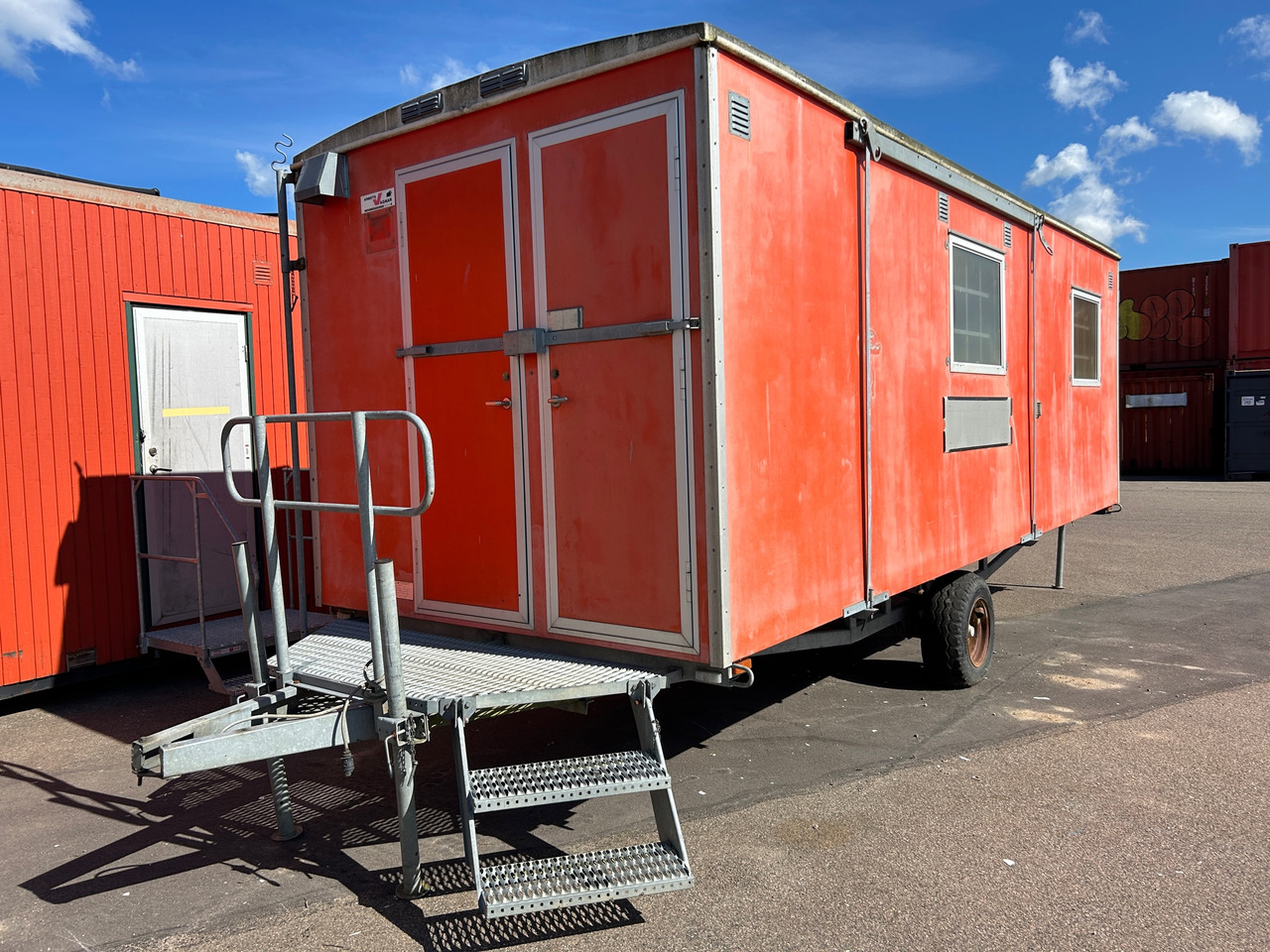 Arbetsvagnar PTV-6 - Construction container, Trailer: picture 1 Arbetsvagnar PTV-6 - Construction container, Trailer: picture 1