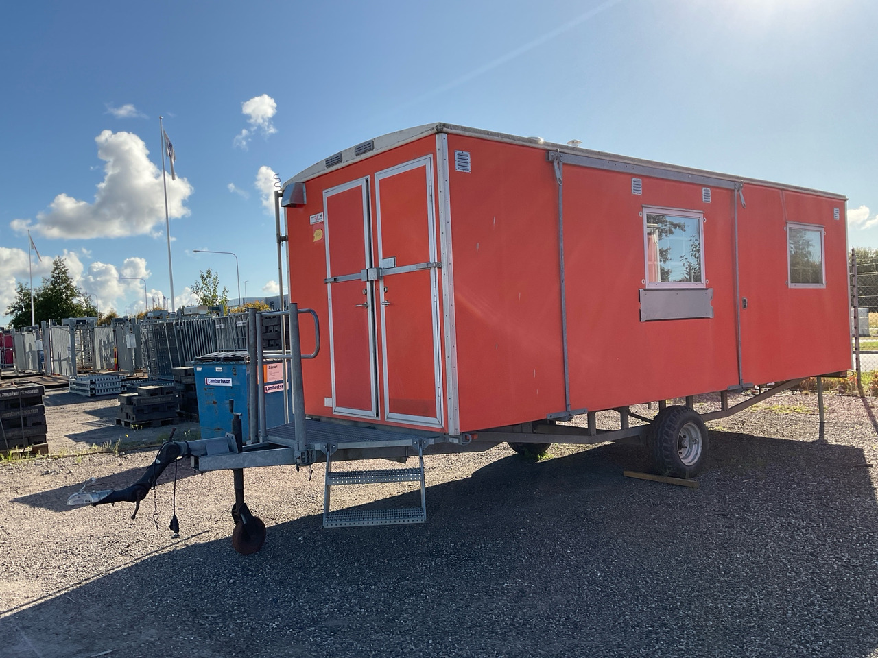 Arbetsvagnar PVT 6 - Construction container, Trailer: picture 1 Arbetsvagnar PVT 6 - Construction container, Trailer: picture 1
