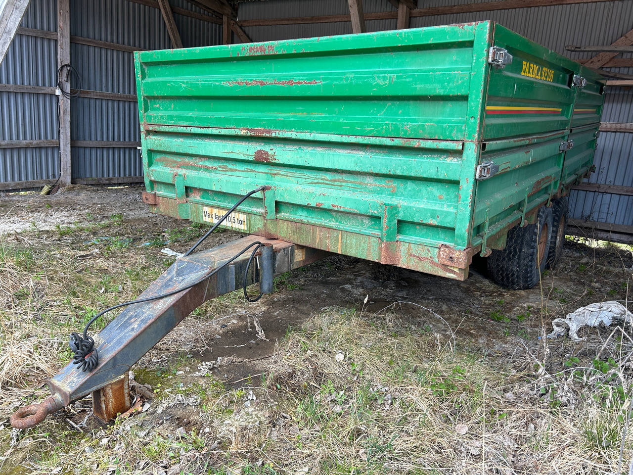 FMW 33A-10 - Farm trailer: picture 1 FMW 33A-10 - Farm trailer: picture 1