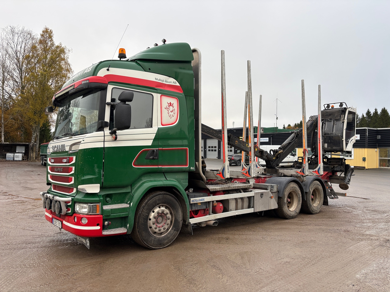 Scania R580 LB6X4 - Timber truck, Crane truck: picture 1 Scania R580 LB6X4 - Timber truck, Crane truck: picture 1