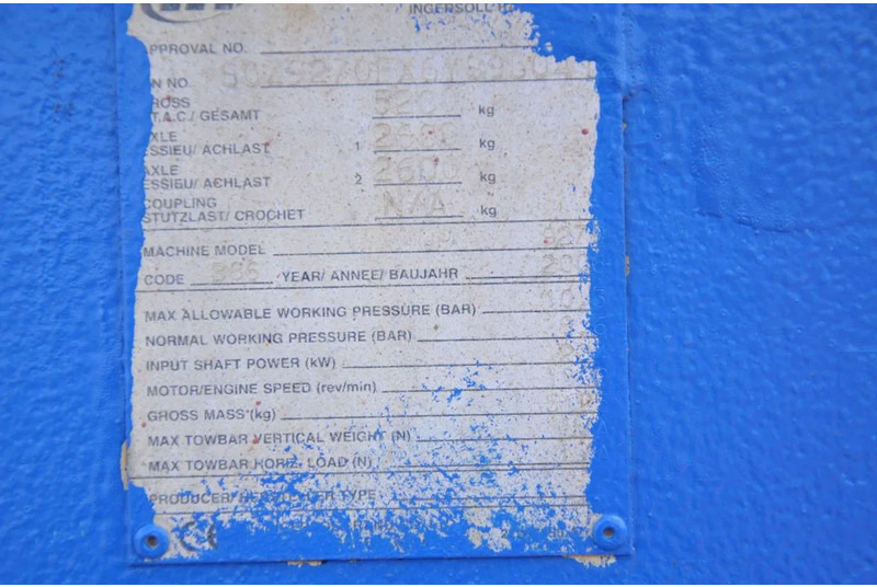 Leasing of Ingersoll Rand Compressor 9270 of 9/270 Cummins ISL Ingersoll Rand Compressor 9270 of 9/270 Cummins ISL: picture 9 Leasing of Ingersoll Rand Compressor 9270 of 9/270 Cummins ISL Ingersoll Rand Compressor 9270 of 9/270 Cummins ISL: picture 9