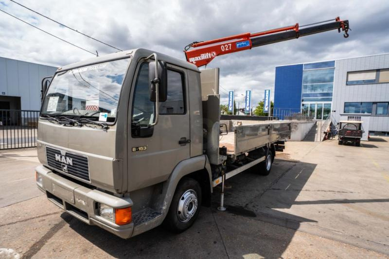 MAN 8.163 BB- MAXILIFT 027 - Dropside/ Flatbed truck, Crane truck: picture 1 MAN 8.163 BB- MAXILIFT 027 - Dropside/ Flatbed truck, Crane truck: picture 1