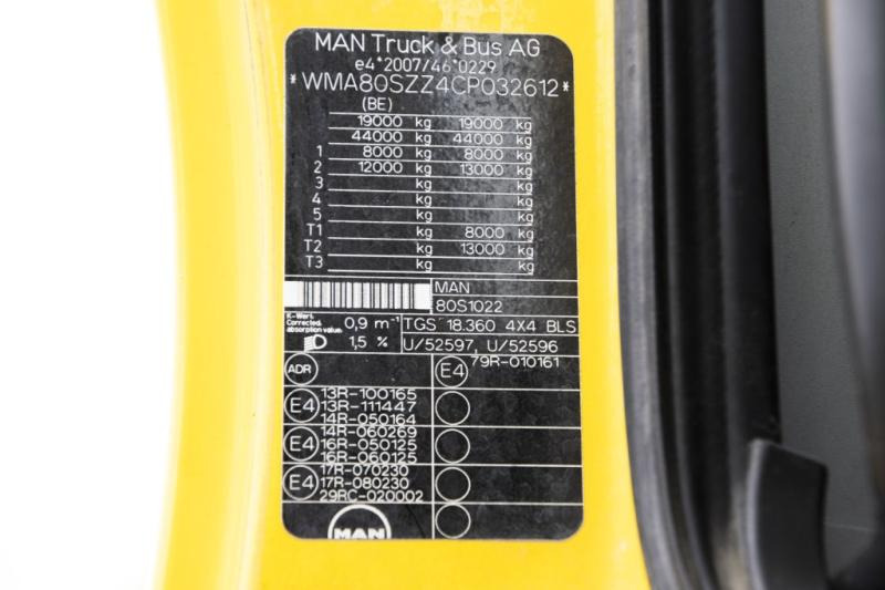 Concrete mixer truck MAN TGS 18.360 BLS 4X4 + SEMI MIXER 10M3: picture 7