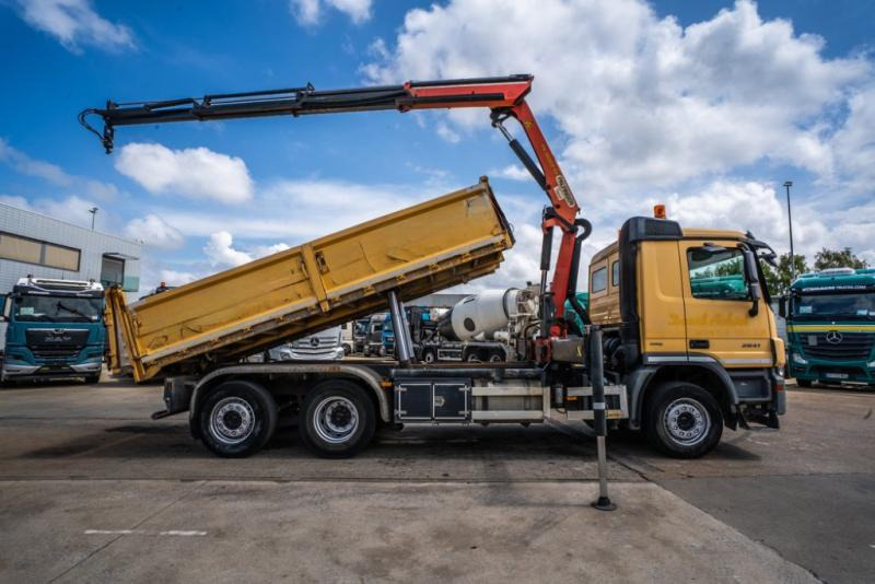 Mercedes ACTROS 2641-MP3-6x2-4+ PK 18 T/m/3XHydr. - Tipper, Crane truck: picture 3 Mercedes ACTROS 2641-MP3-6x2-4+ PK 18 T/m/3XHydr. - Tipper, Crane truck: picture 3