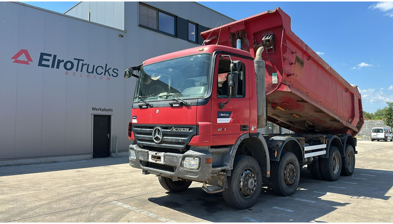 Mercedes-Benz Actros 4141 (8X6 / LAMES / STEEL / BIG AXLE / GRAND PONT / TAMBOURS / MANUAL GETRIEBE / MANUAL GEARBOX) - Tipper: picture 1 Mercedes-Benz Actros 4141 (8X6 / LAMES / STEEL / BIG AXLE / GRAND PONT / TAMBOURS / MANUAL GETRIEBE / MANUAL GEARBOX) - Tipper: picture 1