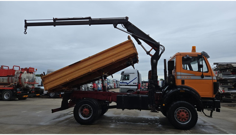 Mercedes-Benz SK 1735 (V8 2X TURBO / 4X4 / PARFAIT ETAT !!!! / GRUE / LAMES / GRAND PONT / TOP CONDITION !!!) - Tipper, Crane truck: picture 4 Mercedes-Benz SK 1735 (V8 2X TURBO / 4X4 / PARFAIT ETAT !!!! / GRUE / LAMES / GRAND PONT / TOP CONDITION !!!) - Tipper, Crane truck: picture 4