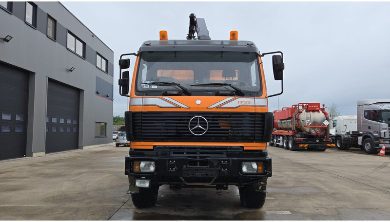 Mercedes-Benz SK 1735 (V8 2X TURBO / 4X4 / PARFAIT ETAT !!!! / GRUE / LAMES / GRAND PONT / TOP CONDITION !!!) - Tipper, Crane truck: picture 2 Mercedes-Benz SK 1735 (V8 2X TURBO / 4X4 / PARFAIT ETAT !!!! / GRUE / LAMES / GRAND PONT / TOP CONDITION !!!) - Tipper, Crane truck: picture 2