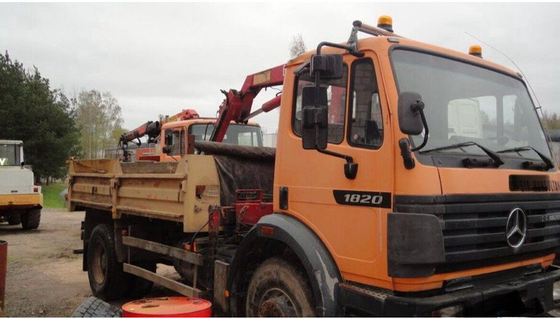 Mercedes-Benz 1820 - Tipper, Crane truck: picture 1 Mercedes-Benz 1820 - Tipper, Crane truck: picture 1