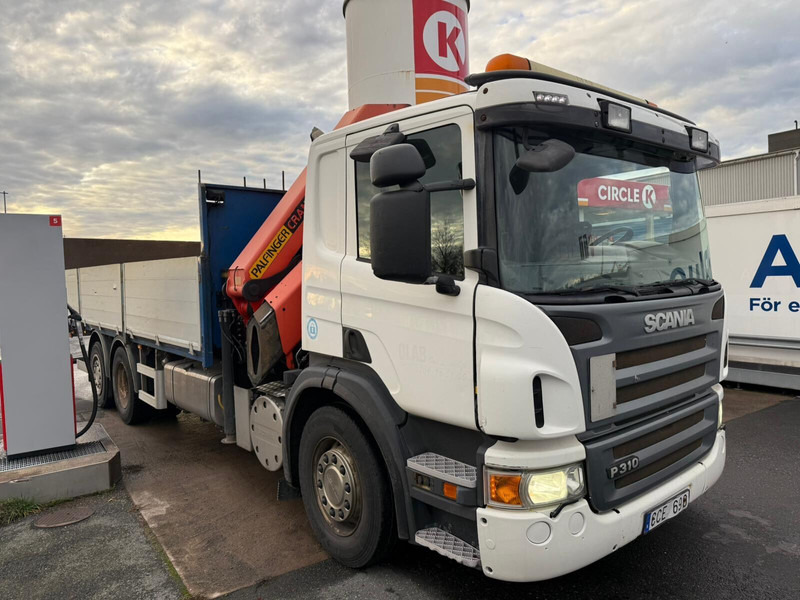 Scania P310 - Dropside/ Flatbed truck, Crane truck: picture 2 Scania P310 - Dropside/ Flatbed truck, Crane truck: picture 2