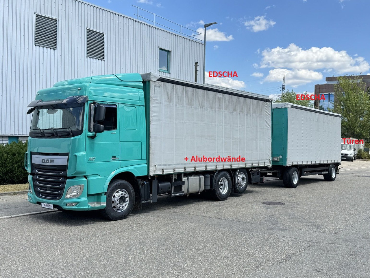 DAF XF460 6x2 Schiebeplane-Zug EDSCHA Bordwände - Curtainsider truck: picture 1 DAF XF460 6x2 Schiebeplane-Zug EDSCHA Bordwände - Curtainsider truck: picture 1