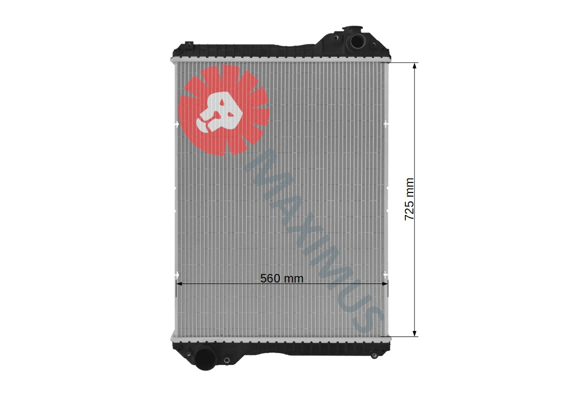 CASE NEW HOLLAND 621F , 621G , 721F , 721G , 821F , 821G , W130C , W170C , W190C - Radiator for Wheel loader: picture 2 CASE NEW HOLLAND 621F , 621G , 721F , 721G , 821F , 821G , W130C , W170C , W190C - Radiator for Wheel loader: picture 2
