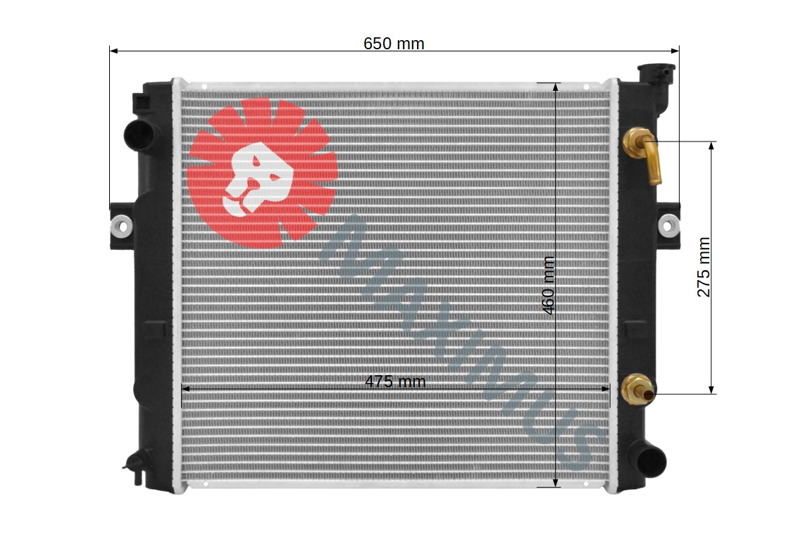 HYSTER FORKLIFT WÓZEK WIDŁOWY - Radiator for Forklift: picture 3 HYSTER FORKLIFT WÓZEK WIDŁOWY - Radiator for Forklift: picture 3