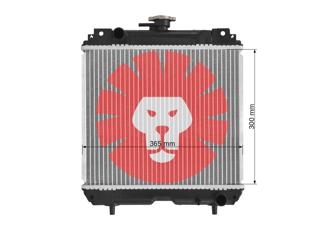 ISEKI TJ13F - Radiator for Compact tractor: picture 3 ISEKI TJ13F - Radiator for Compact tractor: picture 3