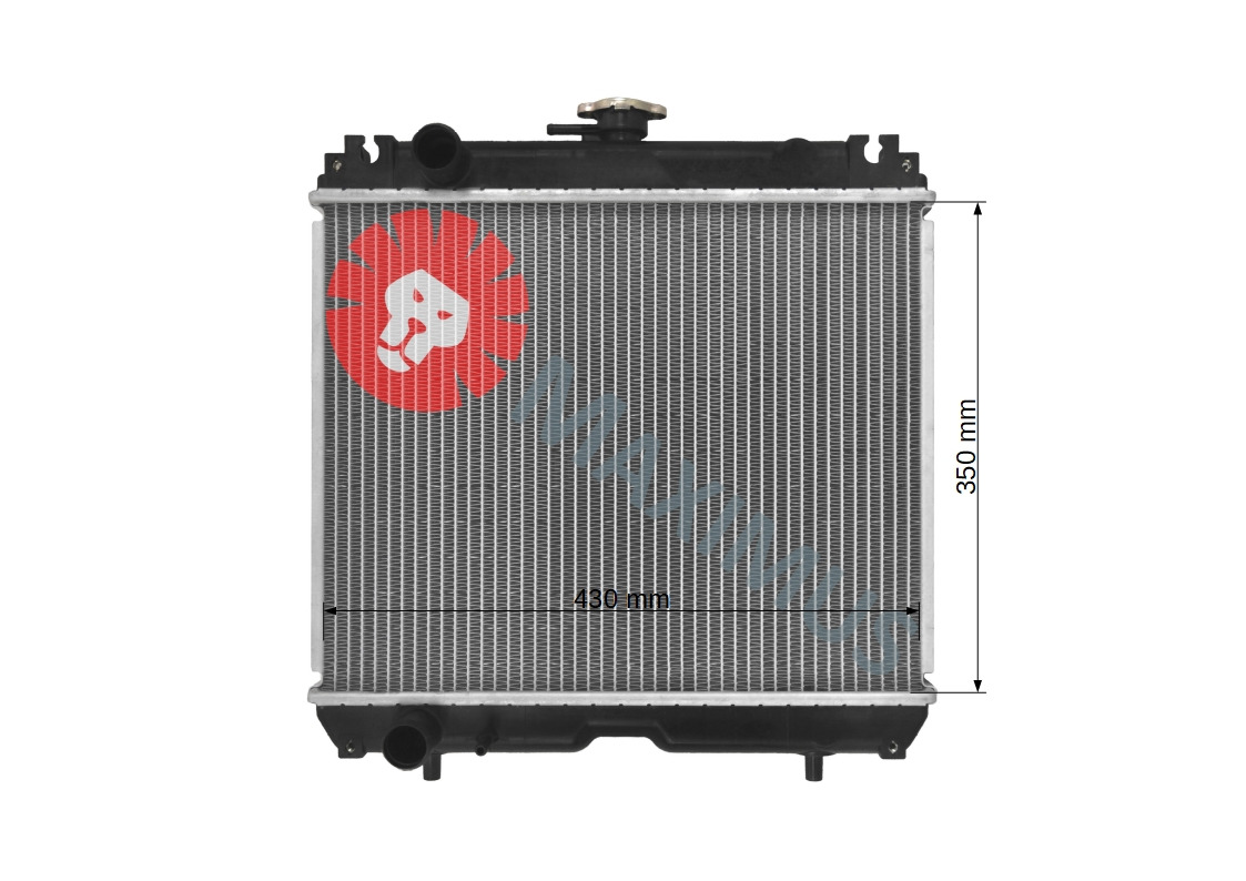 KUBOTA B3000 , B3030 - Radiator for Compact tractor: picture 2 KUBOTA B3000 , B3030 - Radiator for Compact tractor: picture 2