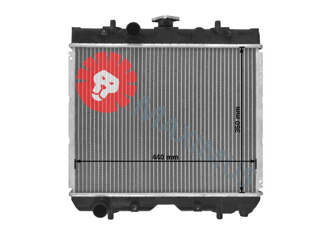 KUBOTA L2600 , L3000 , L4300 , L2800 , L3400 , L3700 - Radiator for Compact tractor: picture 2 KUBOTA L2600 , L3000 , L4300 , L2800 , L3400 , L3700 - Radiator for Compact tractor: picture 2