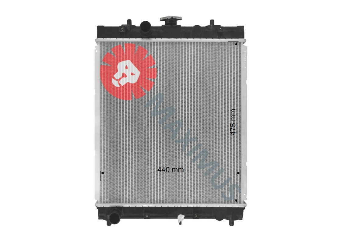 KUBOTA L4400 - Radiator for Compact tractor: picture 2 KUBOTA L4400 - Radiator for Compact tractor: picture 2