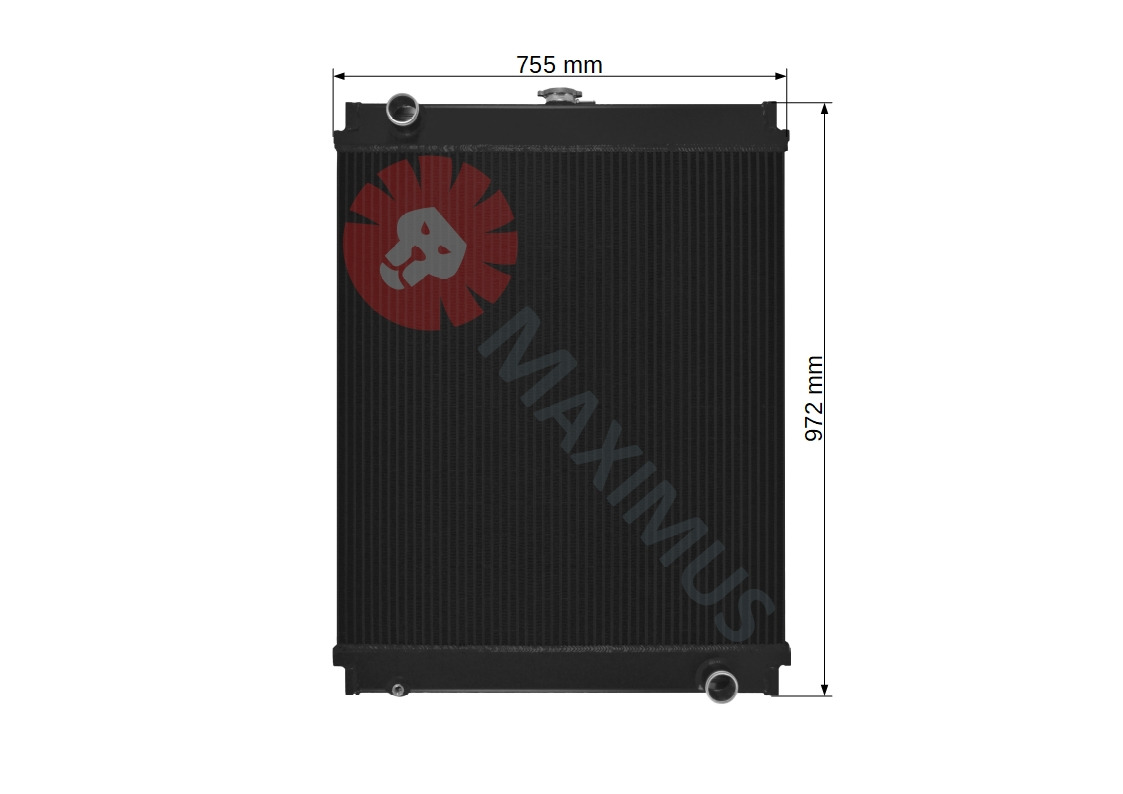 NEW HOLLAND 215B - Radiator for Wheel excavator: picture 2 NEW HOLLAND 215B - Radiator for Wheel excavator: picture 2