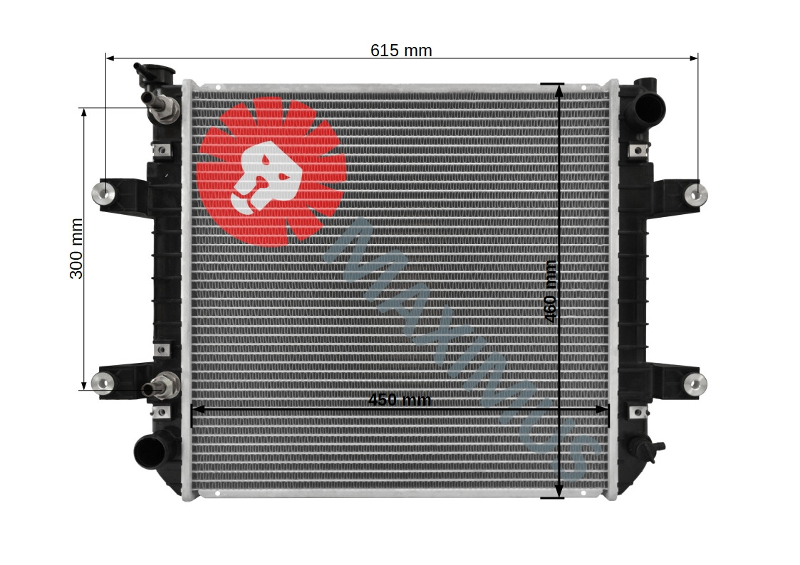 NISSAN WÓZEK WODŁOWY - Radiator for Forklift: picture 2 NISSAN WÓZEK WODŁOWY - Radiator for Forklift: picture 2