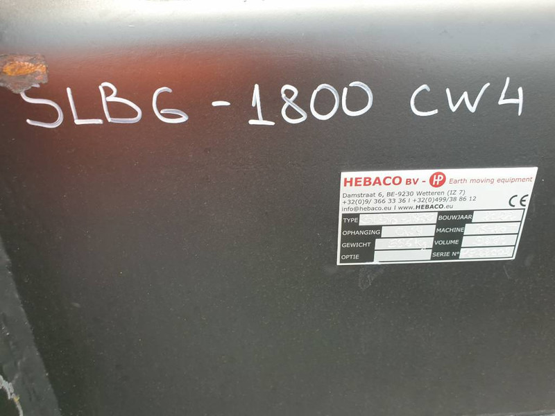 Hebaco Excavator ditch clean bucket CW40 - Bucket for Construction machinery: picture 5 Hebaco Excavator ditch clean bucket CW40 - Bucket for Construction machinery: picture 5