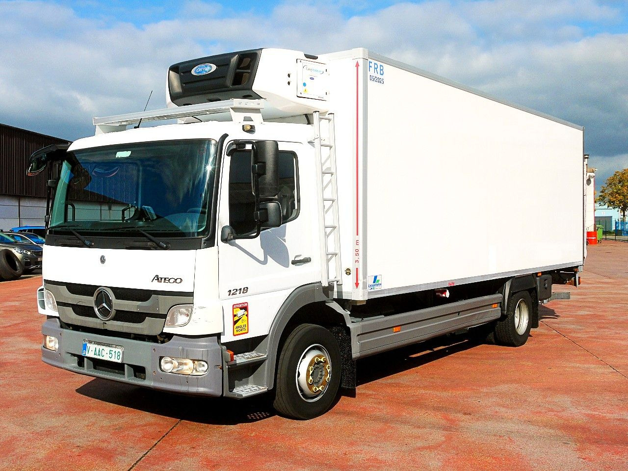 Mercedes-Benz 1218 ATEGO KUHLKOFFER CARRIER SUPRA 550 LBW - Refrigerator truck: picture 4 Mercedes-Benz 1218 ATEGO KUHLKOFFER CARRIER SUPRA 550 LBW - Refrigerator truck: picture 4