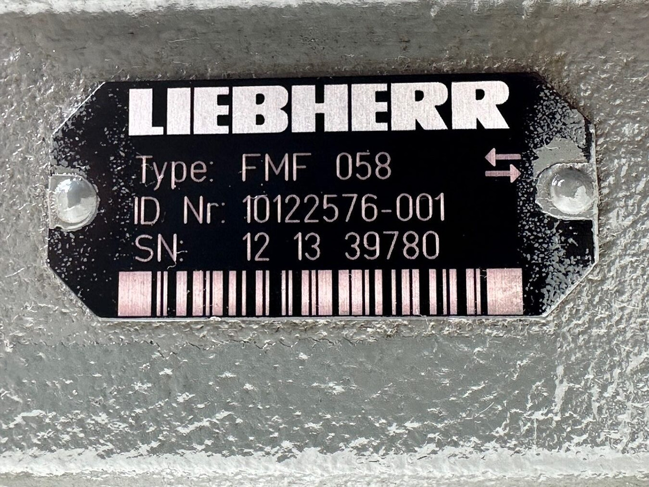 New Hydraulic motor for Excavator Liebherr Hydraulikeinbaumotor Typ:FMF058,  ID-Nr.10122576 - ID-Nr.10145827 - ID-Nr.11371069. LOS1906, P924 COMP , R906, R906 PROTO, R916, R922, R924, R924 COMP, R926 COMP, R926 K LC. #39780#: picture 13
