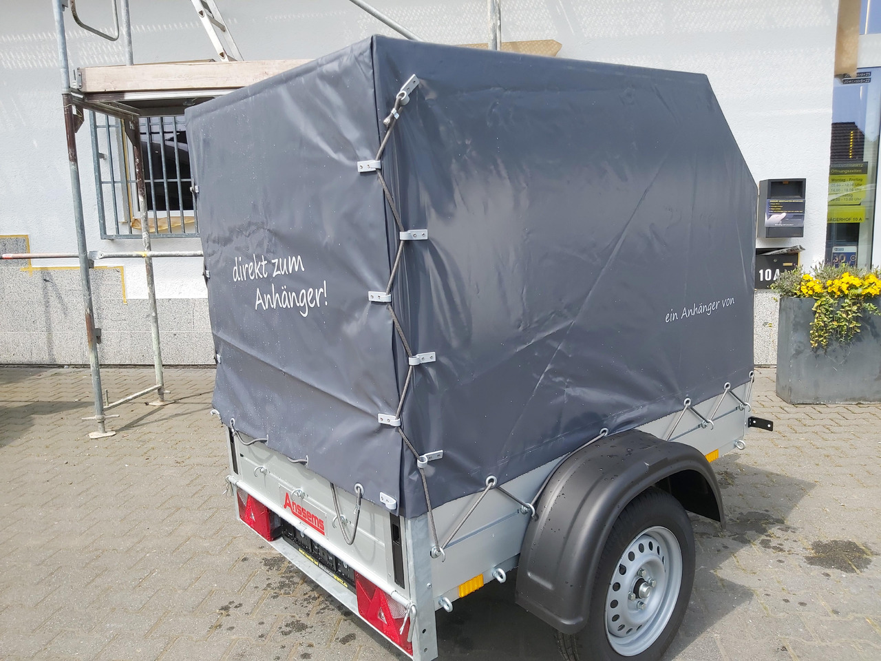 Aluliner Planen Anhänger GT 500 151x101x120 +Hochplane aero grau (XXS) 500kg 2021 - Car trailer: picture 3 Aluliner Planen Anhänger GT 500 151x101x120 +Hochplane aero grau (XXS) 500kg 2021 - Car trailer: picture 3