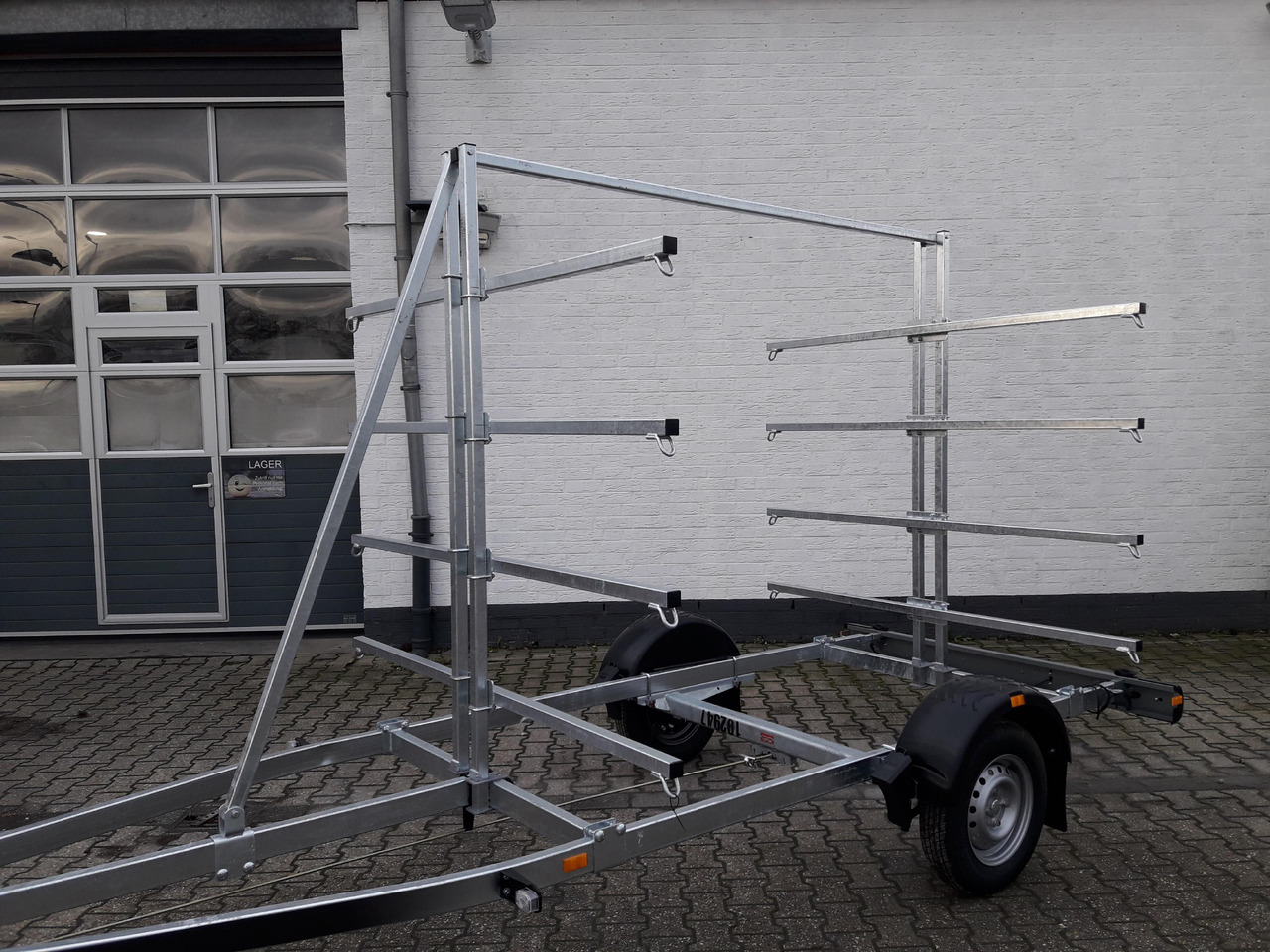 Brenderup Boattrailer Bootsanhänger 161000B CX Kanu / Kayak SUP Board Gestell 1000kg Online Aktion - Boat trailer: picture 3 Brenderup Boattrailer Bootsanhänger 161000B CX Kanu / Kayak SUP Board Gestell 1000kg Online Aktion - Boat trailer: picture 3