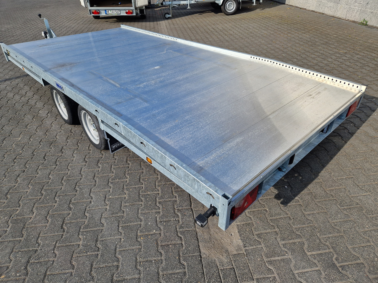 Dropside/ Flatbed trailer CARAX-2 3000 Multitransporter 440x207cm Aluboden Auffahrrampen 3000kg Winter Aktion: picture 14