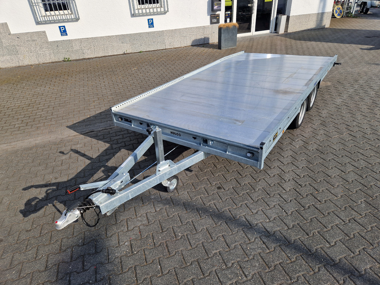 Dropside/ Flatbed trailer CARAX-2 3000 Multitransporter 440x207cm Aluboden Auffahrrampen 3000kg Winter Aktion: picture 10