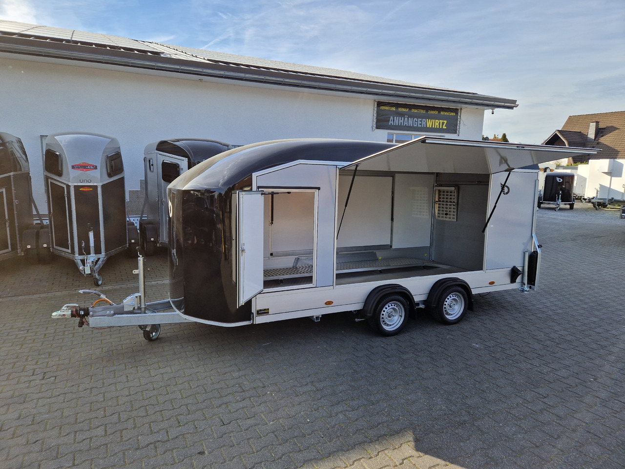 Cargo Roadster 1000 480x200x206cm Poly grey Seitenklappe & Tür ASR CAR Pullman 100km/H 3500kg 2025 - Closed box trailer: picture 1 Cargo Roadster 1000 480x200x206cm Poly grey Seitenklappe & Tür ASR CAR Pullman 100km/H 3500kg 2025 - Closed box trailer: picture 1