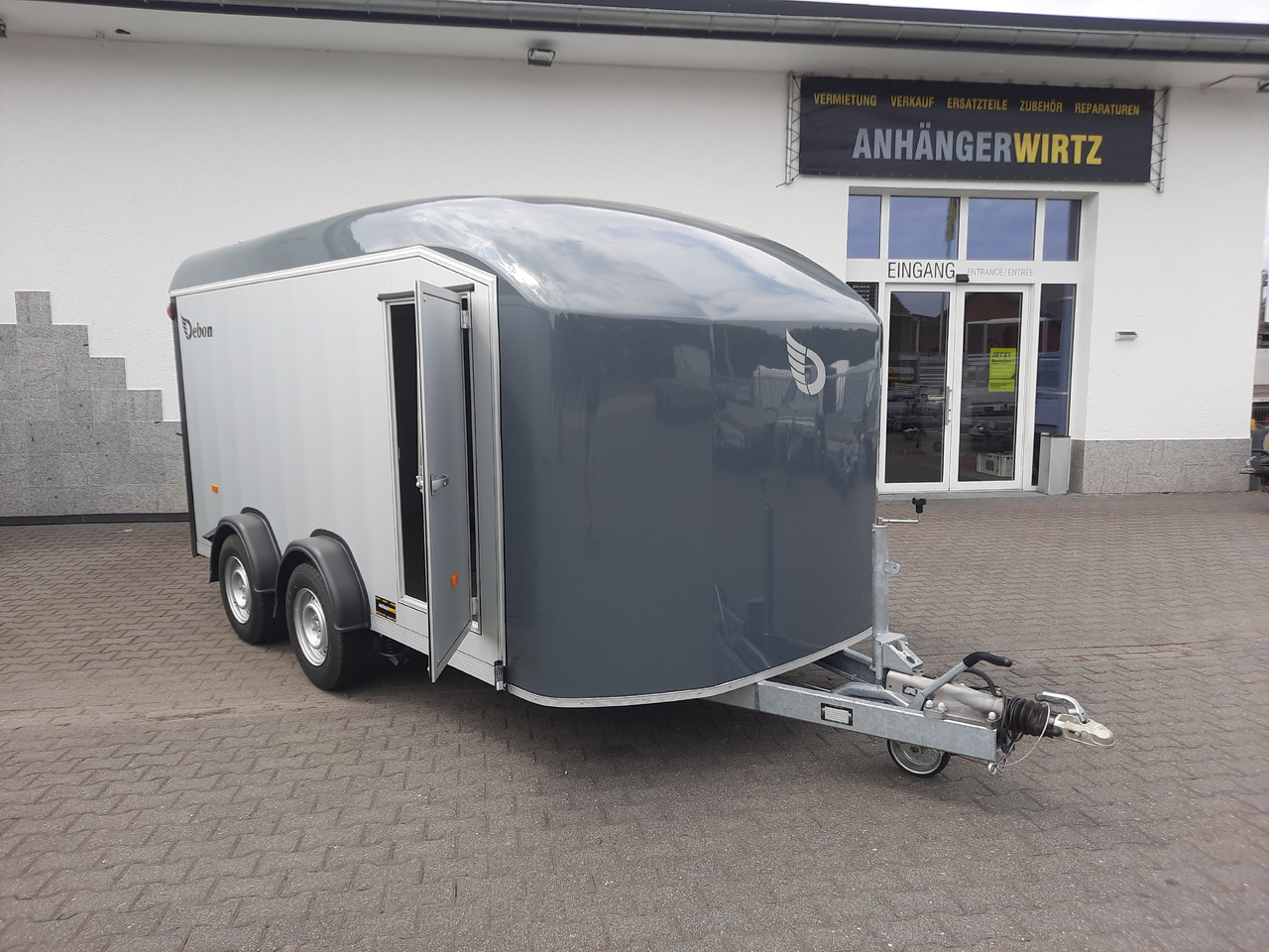 Cargo Roadster 800 435x200x206cm Alu Poly irongrey Seitentür Heckrampe Pullman 100km/H 3500kg - Car trailer: picture 2 Cargo Roadster 800 435x200x206cm Alu Poly irongrey Seitentür Heckrampe Pullman 100km/H 3500kg - Car trailer: picture 2